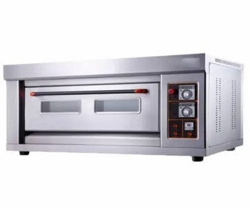 Fully automatic gas oven 1 deck 2 tray